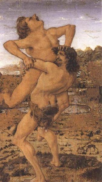 Sandro Botticelli Antonio del Pollaiolo Hercules and Antaeus Sweden oil painting art
